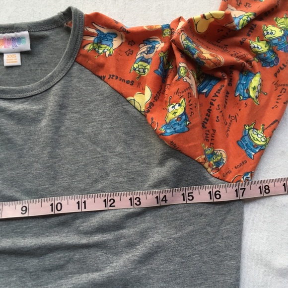 Lularoe WOMENS XXS Disney Toy Story Randy Shirt - Picture 5 of 6